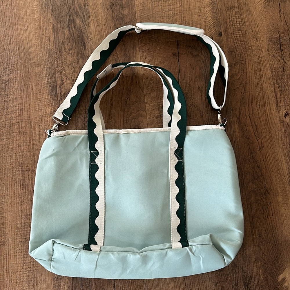 New with Tags Business & Pleasure Co. Cooler Tote Bag Light Blue - Picture 12 of 12